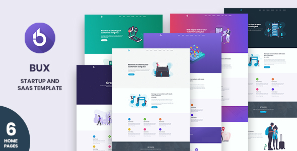 Bux - Startup and SaaS Template