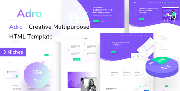 Adro - Multipurpose Creative HTML Template