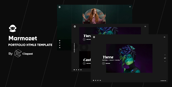 Marmozet - Portfolio Showcase HTML5 Template