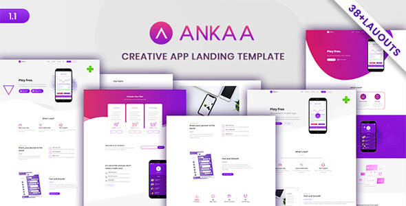 ANKAA - App Landing Page