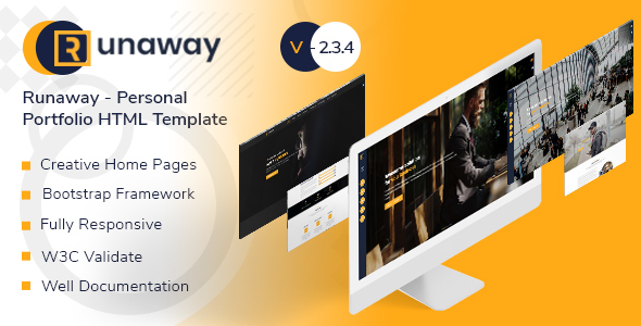 Runaway - Personal Portfolio Template