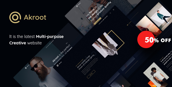 Akroot | It is the Multi-purpose Creative HTML5 Template