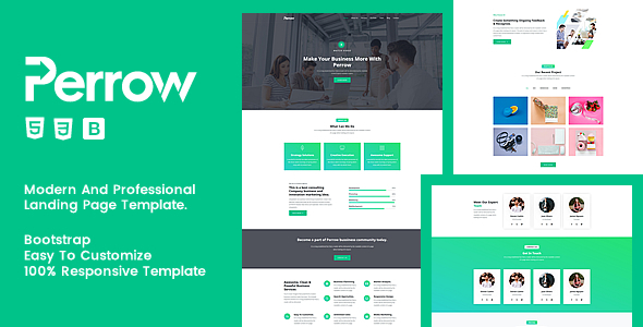 Perrow - Responsive Multipurpose Template
