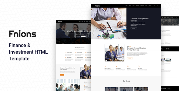 Fnions - Finance and Business Consulting HTML Template