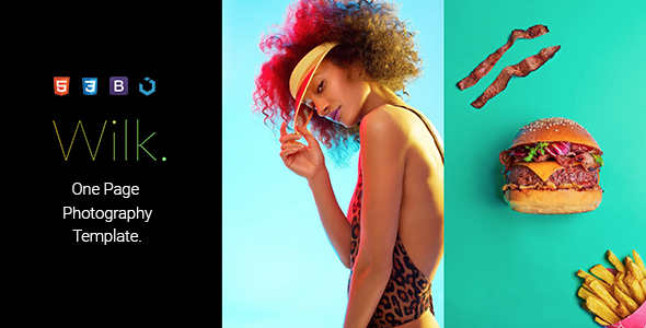 Wilk — One Page Photography Template