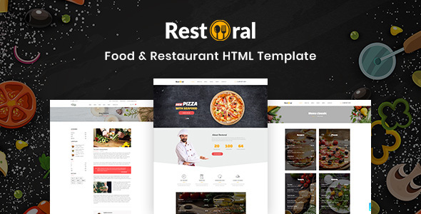 Restoral - Food & Restaurant HTML Responsive Bootstrap 4 Template