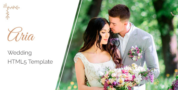 Aria - Wedding HTML5 Template