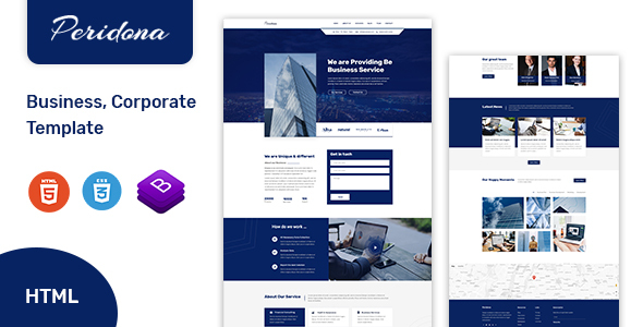 Peridona - Complete Business and Corporate Html Template
