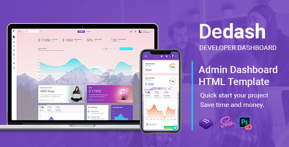 Dedash - Multipurpose Developer Dashboard HTML Template