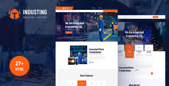Industing - Industry & Factory Business HTML5 Template