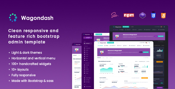 WagonDash Bootstrap 5 Admin Template