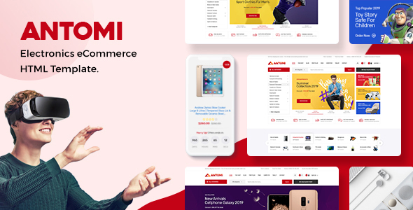 Antomi - Electronics eCommerce HTML Template