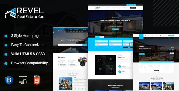 Revel - Real Estate HTML Template