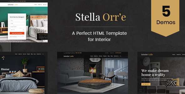 Stella Orre - Architecture And Interior HTML Template