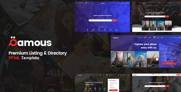 Qamous - Directory Listing Template