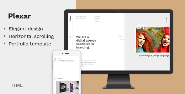 Plexar - A Portfolio and Agency Template