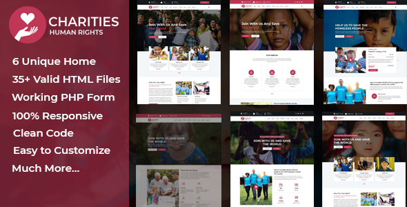 Charities - Charity & Nonprofit Template