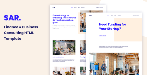 Sarmaya - Finance & Business Consulting HTML Template