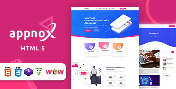 Appnox - Product Landing HTML 5 Template