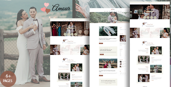 Amour - Wedding Responsive HTML Wedding Template