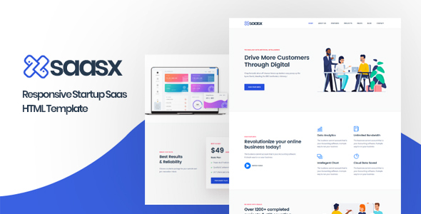 SaasX - Saas Startup HTML Template