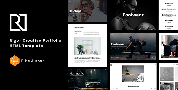 Rigor - Creative Portfolio HTML Template