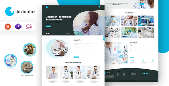 Jozicular - Bio Science HTML Template