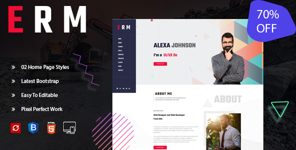 ERM-Personal Portfolio Template