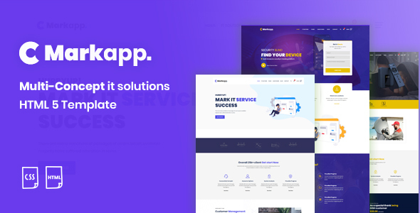 MarkApp HTML5 Modern Multipurpose Business and Corporate Template