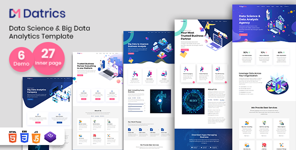 Datrics - Data Science and Big Data Analytics HTML Template