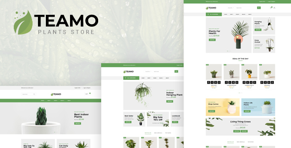Teamo - Plants Store HTML Template