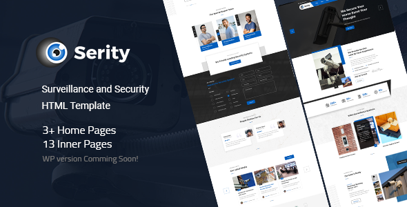 Serity - CCTV and Security Cameras HTML Template