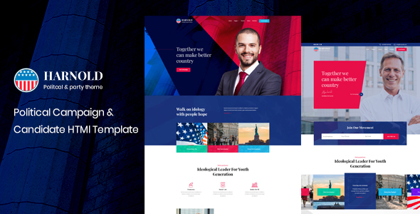 Harnold - Political Campaign HTML Template
