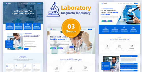Deltic - Laboratory & Science Research Template