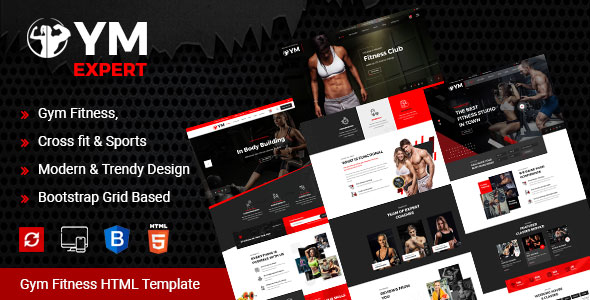 Gym Expert || Fitness & Gym HTML Template