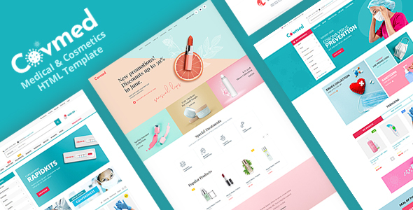 Covmed - Medical & Cosmetics HTML Template
