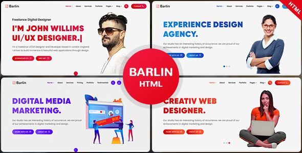 Barlin - Portfolio Template