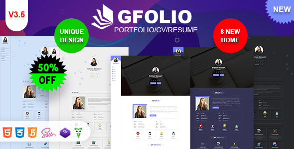 Gfolio - Personal Portfolio