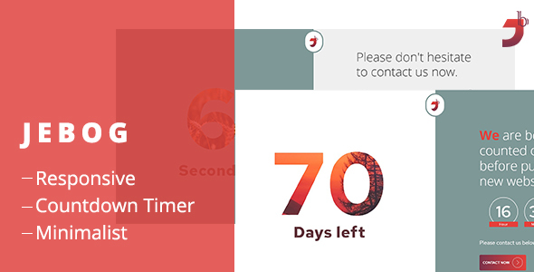 Jebog - Single Page Responsive Coming Soon