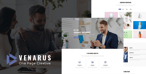 Veranus - One Page HTML Template