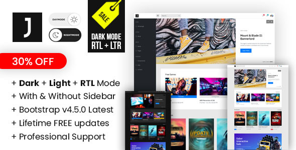 Jarda - ESports, Online Game and Gaming Store HTML Template