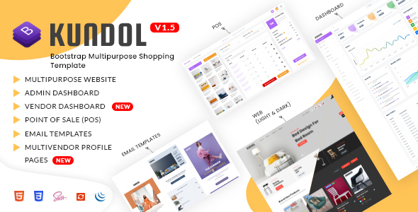 Kundol - Bootstrap Multipurpose Shopping Template