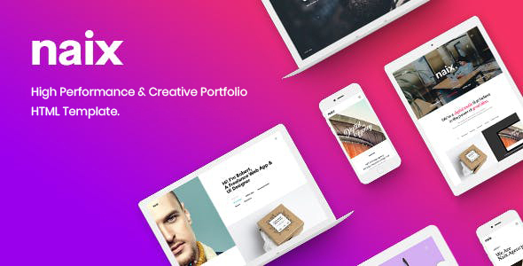 Naix - Multipurpose Agency Portfolio Bootstrap 5 Template