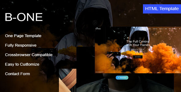 B-One - One Page HTML Template