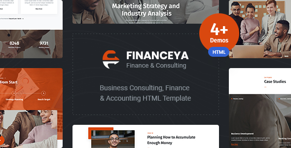 Financeya -  Business, Consulting & Accounting HTML5 Responsive Template