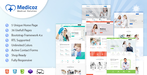 Medicoz | Clinic & Hospital HTML Template