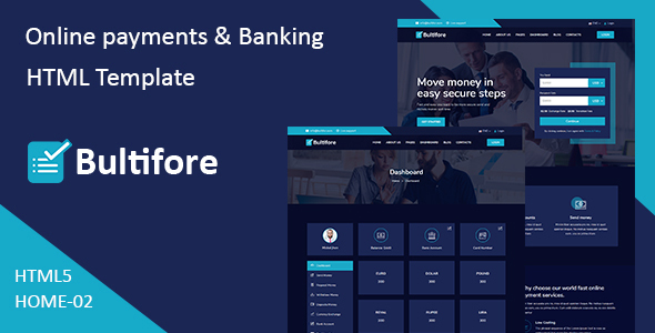 Bultifore - Online Payment & Banking HTML Template