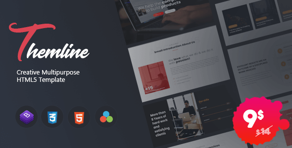 Themline - Creative Multipurpose One page Template