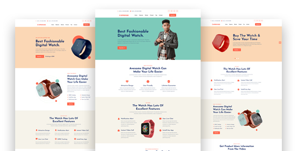 Emexso - Product Landing Page