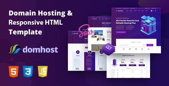 Domhost - Domain Hosting HTML Template